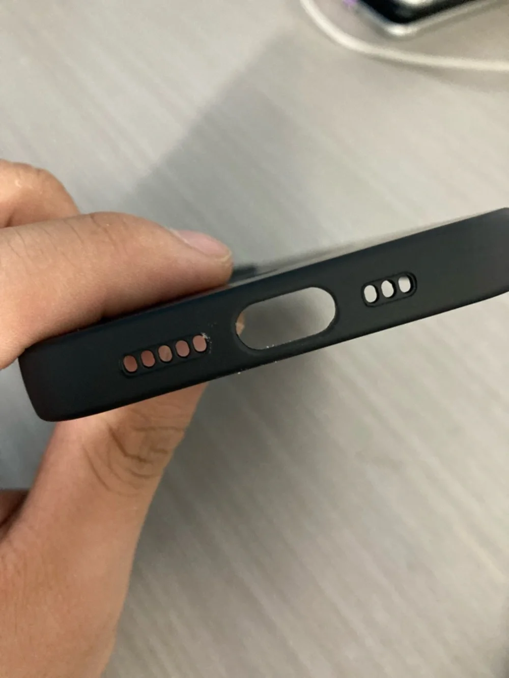 Matte Black MagSafe-Compatible 13Pro Phone Case